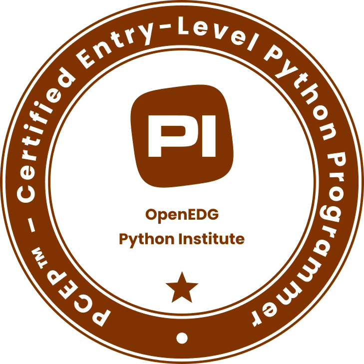 Certified Entry-Level Python Programmer